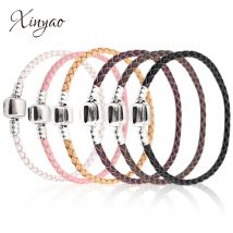 1 teil/los 12 Farben Leder Kette Charme Armbänder Doppel schicht Geflochtene Leathe Armband für Handgemachte DIY Frauen Mädchen Schmuck Geschenk