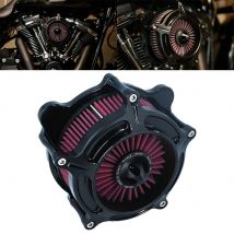 RSD Turbine Luft Reiniger Matte Schwarz Intake Filter Für Harley Sportster XL 883 Dyna V-Rod Softail