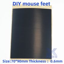 DIY Mausfüße 3M Materialien Mausschlittschuhe 70*90mm freier Schnitt 0,6mm Dicke Ersetzen Sie andere Mausfußpaste 1PCS Kostenloser Versand