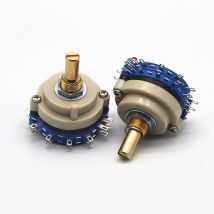 Versiegelt Rotary Waveband Schalter 2X12 2-Schicht 12-Hebel 6,0mm Doppel-Reihe Gemeinsame Pin 1PC