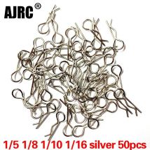 50 stücke Rc Auto Teile 1/5 1/6 1/7 1/8 1/8 1/12 1/16 Rc Autos Shell Körper Clips Pins Gehäuse Latch R schnallen Feste Für Trx-4 Scx10 Hsp