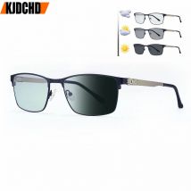 Keine Schrauben Design Lesebrille Photochrome Grau Presbyopie Brille Weit Anblick Brillen mit Festigkeit 0 Bis + 400