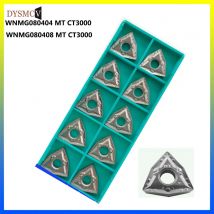 10PCS WNMG080404 WNMG080404 MT CT3000 Externe Drehen Werkzeuge Cermet Grade Hartmetall einfügen Drehmaschine cutter Werkzeug drehen einfügen