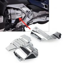 2x Chrom ABS Motorrad Motor Seiten Verzierte Abdeckungen Teile Für Honda Gold Wing GL1800 2018 2019