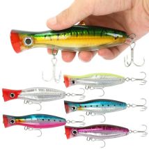 12 cm 42 g Big Popper Harter Köder 6 Farben Topwater Schwimmende Angelköder Crankbait Minnow Schwimmen De Peche Wobbler Meeresangeln
