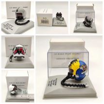 CDC Armor Pilotenhelm im Maßstab 1:8, HGU 26P/55P/33P/MK 10/Gueneau 316/APH 6B Diecast-Modelle, Spielzeugsammlung, Geschenkbox, Shows Wear
