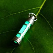 TEC Accessories Titan Edelstahl Embrite ™   Im Dunkeln leuchtender Schlüsselanhänger FOB TEC Zubehör