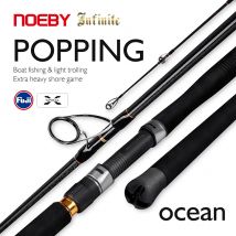Noeby Ocean Popping Angelrute, Spinning Sea, Big Game, Tuna GT Angelrute, Ködergewicht 200 g, Fuji