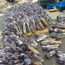 1000g Brazi Natural Amethyst Crystal Backbone Stone Scepter Long Quartz Reiki Healing Home Decoration Mineral Specimen