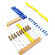 100PCS 1/2w 0.5W 5% Carbon Film Resistor 1R~1M 2.2R 10R 22R 47R 51R 100R 150R 470R 1K 4.7K 10K 47K 1 2.2 10 22 47 51 100 150 ohm
