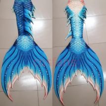 Angepasst Großen Meerjungfrau Schwänze für Schwimmen Erwachsene Kind Mädchen Party Cosplay Meerjungfrau Bademode Tails Badeanzug mit Monofin