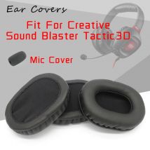 Ohrpolster für Creative Sound Blaster Tactic3D Wrath Sigma Omega Alpha Rage Fury Gaming Kopfhörer Ohrpolster Ersatz Headset