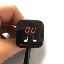 Digital 5 getriebe display Sitz Heizung Schalter 2 Sitze 12V für fahrer und beifahrer sitzbezüge auto erhitzt set