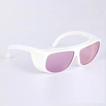 laser safety glasses for 755nm O.D 4+ 808nm 810nm O.D 7+ CE cleaning cloth and hard case