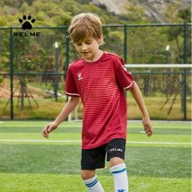 KELME Kind Fußball Jersey Fußball Uniform Sommer Angepasst Anzug Shark Training Team Uniform Sportswear Kind 3803169