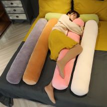 Cartoon Animal  Plush Toys Simple Solid Color Stuffed Soft Long Sleep Pillow Doll Cushion Gift