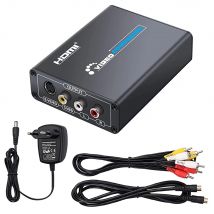 HDMI zu AV S-Video CVBS Video Konverter HDMI zu S VIDEO+S VIDEO Switcher Adapter HD 3RCA PAL/NTSC Schalter für TV PC Blue-Ray DVD