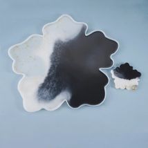 Kristall Große Blume Tisch Silikon Form Tasse Pad Spiegel Epoxy UV Harz Form DIY Formen Handwerk Hause Dekoration Schmuck Machen Werkzeug