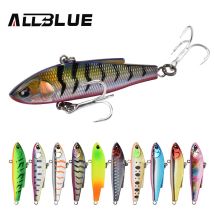 ALLBLUE Neue WÜTEND JOHN VIB Sinking Angeln Locken Eis Jigging 58MM/70MM Hartplastik Vibration Winter Bass hecht Künstliche Tackle