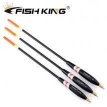 FISH KING 3 teile/paket Barguzinsky Tanne Float 1,0 + 1,0g/1,5 + 1,0g/2,0 + 1,0g Balsa Bobber Kork Angeln Float Für Karpfen Angelgerät