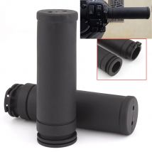 Universal Motorrad 25mm Rubber Lenker Handgriffe Für Harley Davidson Sportster XL 883 1200 Dyna Touring Electra Glide