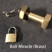 Bolt Miracle (Brass) Magic Tricks Stage Close Up Magia Ring Come Into Bolt Magie Mentalism Illusion Gimmick Props Mystery Magica