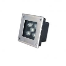 LED Garden Lights Outdoor DC12V 3W 4W 5W 6W Square Exterior Floor Lamp Recessed Ground Stairs Deck Spotlight Landscape Lighting