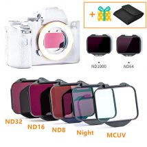 Clip-in CMOS Protector MC UV ND8 ND16 ND32 ND64 ND1000 Nachtfilter für Sony A7R V A7 IV A7S III II A1 A9 A7C A7CII A9II