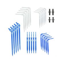 3/5 mm 4/7 mm Pfeiltropfer 1/8 Zoll 1/4 Zoll Tropfspitze Ellenbogenpfeil Drop Emitter Topfbewässerung Bewässerung zur Wurzel der Pflanzen 25 Stück