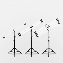 Nanlite Lichtständerhalter Halterung für Nanlite Pavotube 15c 30c Lichtrohrklemme Clip (nicht im Lieferumfang enthalten Stativständer) Nanguang