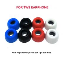 Height 7mm memory foam ear tips 3.0 4.0 4.5 4.9mm (LMS) diameter ear pads applies for TWS Dedicated Memory Cotton Earphone 1pair