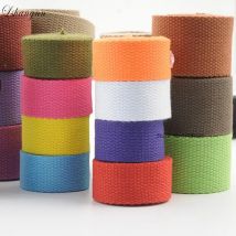 5meter 25/30/38mm Leinwand Gurtband/Band Tasche Baumwolle Gurtband Gürtel Rucksack Zubehör Outdoor Rucksack teile DIY Handwerk Für Home