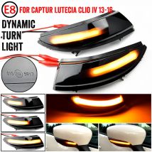 Per Renault Clio IV MK4 Captur J87 Dinamico LED Indicatore di direzione Indicatore specchietto retrovisore laterale Sostituisci direttamente OEM originale