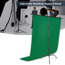 Fondali fotografici Stand 2m * 2m Chromakey Support System Light kit Chroma Video poliestere cotone Photo Studio con borsa per il trasporto