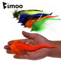 Bimoo 1 szt. 2 szt. Smocze ogony serpentyny szczupaki Bass Pike Muskie przynęta na muchę przynęta