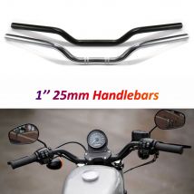 Lenker 25 mm Motorradlenker für Bobber Cruiser Sportster XL883 1200 Fatboy FLHR FLTR Vulcan Boulevard C50 Lenkrad