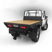 Metall Hinten Trail Bett Plank Zurück Eimer für 1/10 killerbody LC70 RC Auto Zubehör