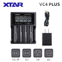 XTAR VC4 Plus cargador de batería 18650 cargador USB C carga rápida AAA AA baterías recargables 18350 21700 20700 cargador de batería