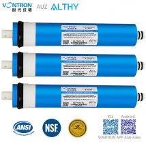 VONTRON Umkehrosmose RO-Membran 75GPD / 100GPD Ersatz-Wasserfiltersystem Luftreiniger Trinken ULP1812-75 / ULP2012-100