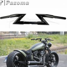 Schwarz Motorrad 1 "Z-Bar Lenker Drag Stahl Griff Bar für Harley Softail Dyna Sportster XL Cafe Racer bobber Chopper XS650