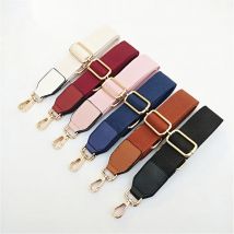 Nylon Shoulder Bag Strap Wide Spare Bag Strap Pure Color Women's Nylon Messenger Bag Accessories Bag Straps