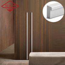 AOBT 800mm 1200mm Lange Schrank Griffe Schublade Schlafzimmer Zieht Knöpfe Silber Gebürstet Gold Aluminium Tür Griff Möbel Hardware226