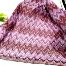 Stricken Spitze Stoffe Zig Zag Welle Gestreiften Spitze Häkeln Mesh Stoff Diy Mode Tuch 155CM/1010