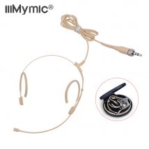 Versione di aggiornamento Microfono auricolare con condensatore a elettrete Jack da 3,5 mm TRS Microfono con bloccaggio per cavo spesso Sennheiser Body Pack