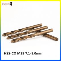 1PCS 7,1, 7,2, 7,3, 7,4, 7,5, 7,6, 7,7, 7,8, 7,9, 8,0mm HSS-CO M35 high-speed drehen Bohrer CNC drehmaschine werkzeug