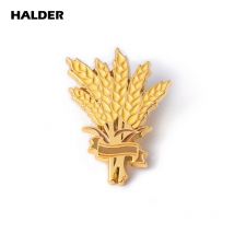 HALDER Plant Wheat Ears Paddy Rice Golden Harvest Brooches Denim Pin backpack Costum Badge Button Lapel pin Accessory Gift