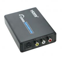 HDMI zu Composite 3RCA AV S-Video R/L Audio Video Konverter Adapter Unterstützung 720P/1080P mit RCA/S-Video Kabel Für PC Xbox PS3 TV