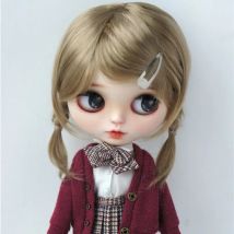【JUSUNS】Doll Wigs For Girls! Doll Wigs JD509 10-11inch 26-28cm Synthetic Mohair BJD Hair Nature Twins Country Girl Braids Wig