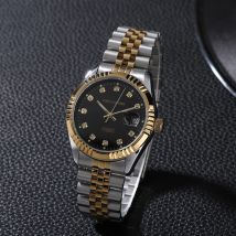 38mm Rosa Cohome Stahl Uhren aaa Männer Mechanische Bewegung Wasserdichte Automatische Armbanduhr Kristall Zifferblatt Leucht Index