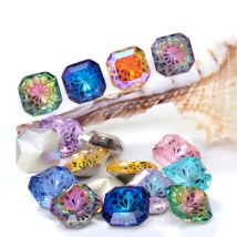 Astrobox Lotus Fett Platz Strass Kristall Stein DIY Kleidung & Zubehör Glas Steine Schmuck Machen Lose Perlen Stein